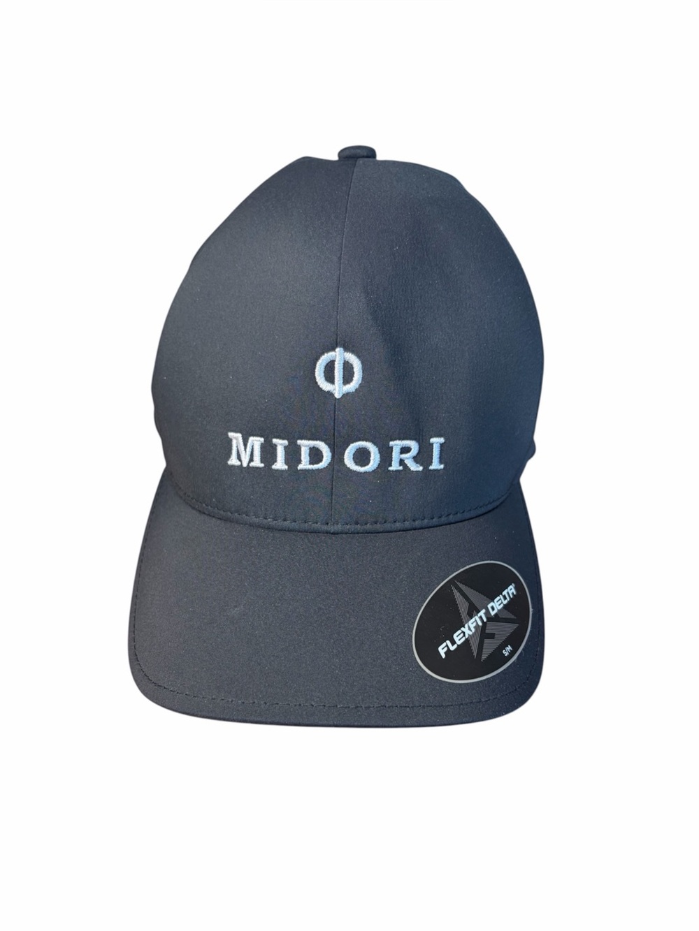Midori Port Authority Black Baseball Cap - Flexfit Delta Size‎ S/M
